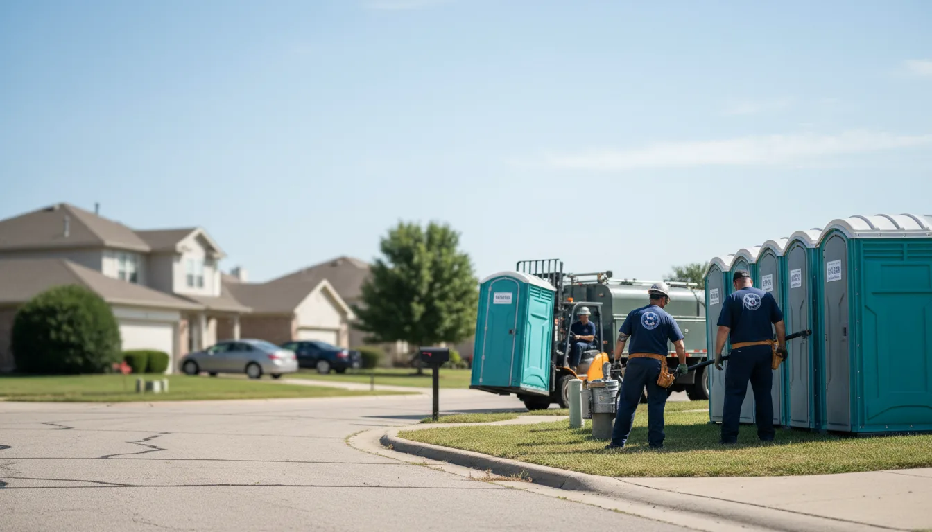 Porta Potty Rental in Pleasantville, IA near me